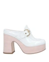 Agl Attilio Giusti Leombruni Agl Woman Mules & Clogs White Size 8 Leather In White