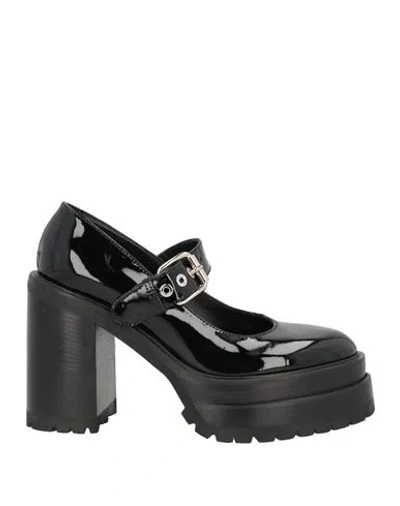 Agl Attilio Giusti Leombruni Agl Woman Pumps Black Size 10 Soft Leather