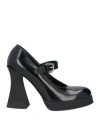 Agl Attilio Giusti Leombruni Agl Woman Pumps Black Size 8 Leather