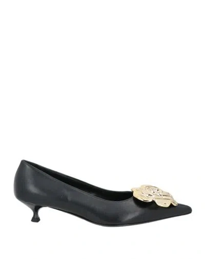 Agl Attilio Giusti Leombruni Agl Woman Pumps Black Size 8 Leather
