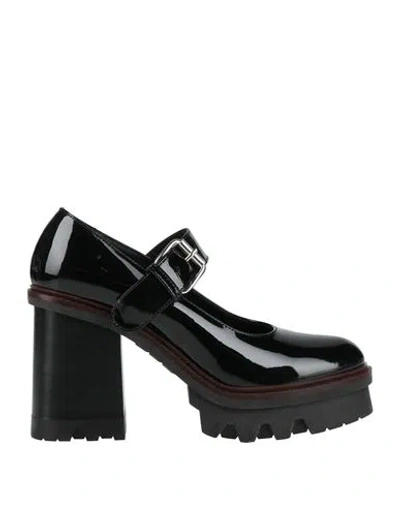 Agl Attilio Giusti Leombruni Agl Woman Pumps Black Size 8 Leather