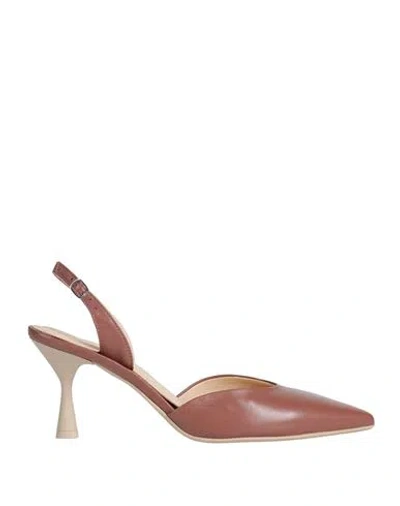 Agl Attilio Giusti Leombruni Agl Woman Pumps Pastel Pink Size 8 Soft Leather