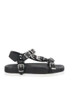Agl Attilio Giusti Leombruni Agl Woman Sandals Black Size 7 Leather