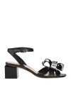 Agl Attilio Giusti Leombruni Agl Woman Sandals Black Size 7 Leather In Black
