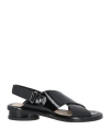 Agl Attilio Giusti Leombruni Agl Woman Sandals Black Size 7.5 Leather