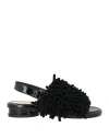 Agl Attilio Giusti Leombruni Agl Woman Sandals Black Size 7 Leather, Textile Fibers In Black
