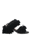 Agl Attilio Giusti Leombruni Agl Woman Sandals Black Size 8 Textile Fibers