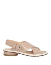 Agl Attilio Giusti Leombruni Agl Woman Sandals Light Brown Size 7 Leather In Beige