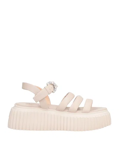 AGL ATTILIO GIUSTI LEOMBRUNI AGL WOMAN SANDALS LIGHT PINK SIZE 10 SOFT LEATHER