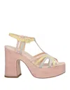 Agl Attilio Giusti Leombruni Sandals In Pink