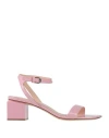 Agl Attilio Giusti Leombruni Agl Woman Sandals Pink Size 9.5 Leather
