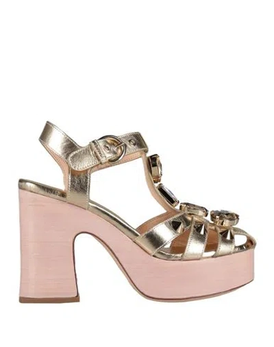 Agl Attilio Giusti Leombruni Agl Woman Sandals Platinum Size 8 Leather In Grey