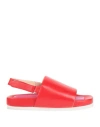 Agl Attilio Giusti Leombruni Agl Woman Sandals Red Size 8 Leather
