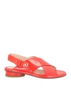 Agl Attilio Giusti Leombruni Agl Woman Sandals Red Size 8 Leather In Red