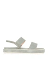 Agl Attilio Giusti Leombruni Agl Woman Sandals Sage Green Size 12 Soft Leather