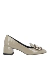 Agl Attilio Giusti Leombruni Agl Woman Sandals Silver Size 7.5 Leather