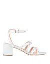 Agl Attilio Giusti Leombruni Barbara Ankle Strap Sandal In White