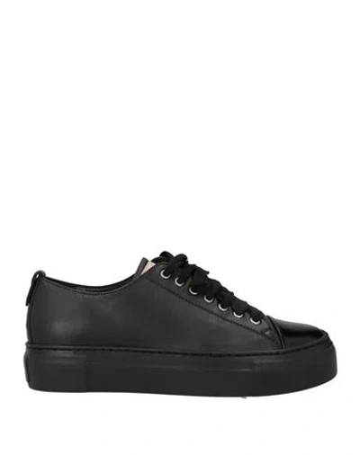 Agl Attilio Giusti Leombruni Agl Woman Sneakers Black Size 6 Leather