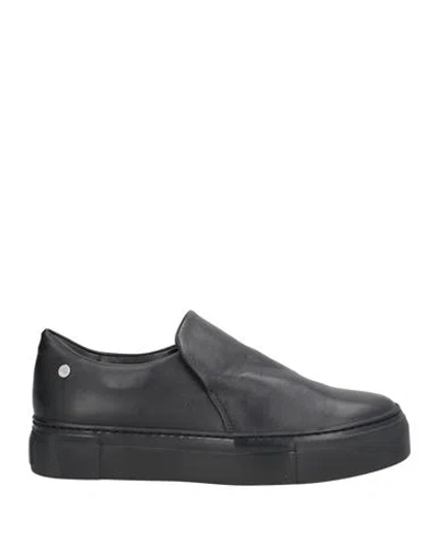 Agl Attilio Giusti Leombruni Agl Woman Sneakers Black Size 7 Leather