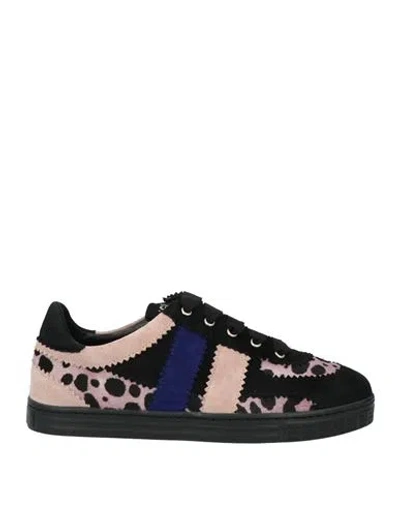 Agl Attilio Giusti Leombruni Agl Woman Sneakers Black Size 7 Leather