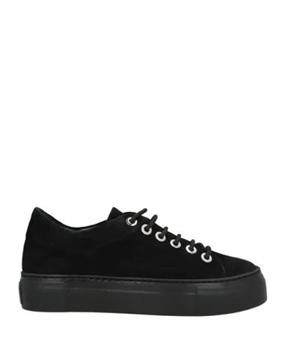 Agl Attilio Giusti Leombruni Agl Woman Sneakers Black Size 7.5 Leather