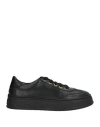 Agl Attilio Giusti Leombruni Agl Woman Sneakers Black Size 8 Leather