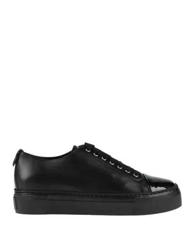 Agl Attilio Giusti Leombruni Agl Woman Sneakers Black Size 8 Leather