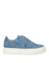 Agl Attilio Giusti Leombruni Bright Denim Sneakers In Blue