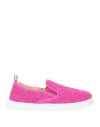 Agl Attilio Giusti Leombruni Agl Woman Sneakers Fuchsia Size 7 Leather, Textile Fibers In Pink