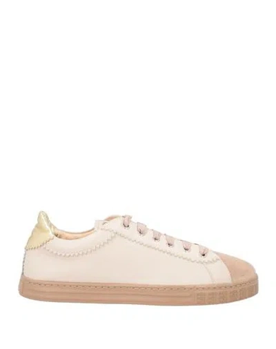 Agl Attilio Giusti Leombruni Agl Woman Sneakers Ivory Size 7.5 Leather In White