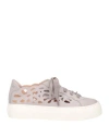 Agl Attilio Giusti Leombruni Agl Woman Sneakers Light Grey Size 9 Cowhide In Grey