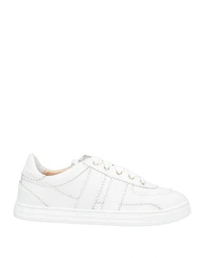 Agl Attilio Giusti Leombruni Agl Woman Sneakers White Size 7 Leather