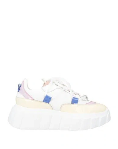 Agl Attilio Giusti Leombruni Agl Woman Sneakers White Size 8 Textile Fibers, Leather