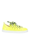 Agl Attilio Giusti Leombruni Agl Woman Sneakers Yellow Size 8 Leather In Yellow