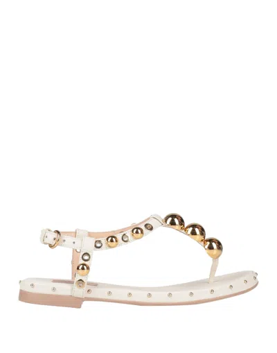 Agl Attilio Giusti Leombruni Agl Toe Strap Sandals In White