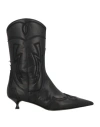 Agl Attilio Giusti Leombruni Agl X Kristen Mc Menamy Woman Ankle Boots Black Size 8 Leather