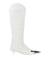 Agl Attilio Giusti Leombruni Agl X Kristen Mc Menamy Woman Boot White Size 8 Leather In White
