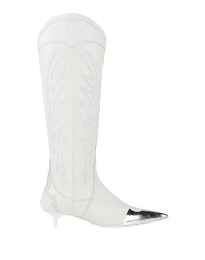 Agl Attilio Giusti Leombruni Agl X Kristen Mc Menamy Woman Boot White Size 8 Leather