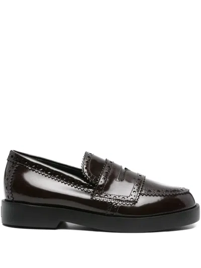 Agl Attilio Giusti Leombruni Andrea Loafers In Brown