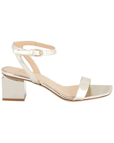 Agl Attilio Giusti Leombruni Agl Angie Leather Sandal In Metallic