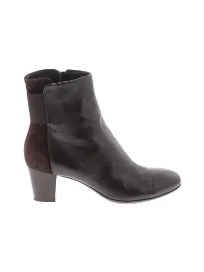 Pre-owned Agl Attilio Giusti Leombruni Ankle Boots In Brown