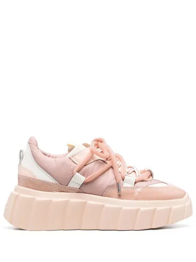 Agl Attilio Giusti Leombruni Blondie Sneakers In Mix Of Materials In Multicolor