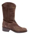 Agl Attilio Giusti Leombruni Fergus Ankle Boot In Forest Green Suede Color In Green