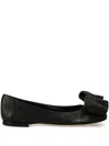 Agl Attilio Giusti Leombruni Bow-detail Ballet Flats In Black
