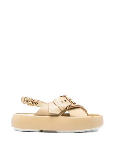 Agl Attilio Giusti Leombruni Bulle Criss-cross Platform Sandals In Multi