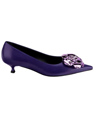 Agl Attilio Giusti Leombruni Agl Camelia Pump Leather Pump In Purple