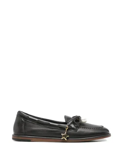 Agl Attilio Giusti Leombruni Charmy Charms Boat Shoes In Brown