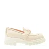 Agl Attilio Giusti Leombruni Cream Moccasin With Rubber Sole