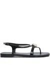 Agl Attilio Giusti Leombruni Crystal Summer Leather Sandals In Black