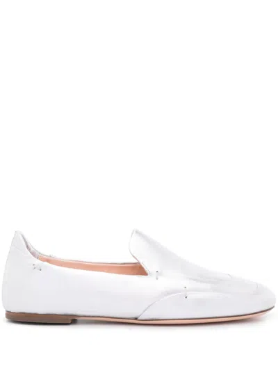 Agl Attilio Giusti Leombruni Dana Panelled Leather Loafers In 银色
